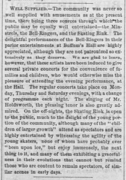 On this day in 1871: Roller skating comes to Hawaiʻi. Williams &amp; Wallace opened the Honolulu Skating Rink in Buffman's Hall on Hotel Street.

Image 1: Hawaiian gazette, September 13, 1871, HHS, Newspaper Collection.