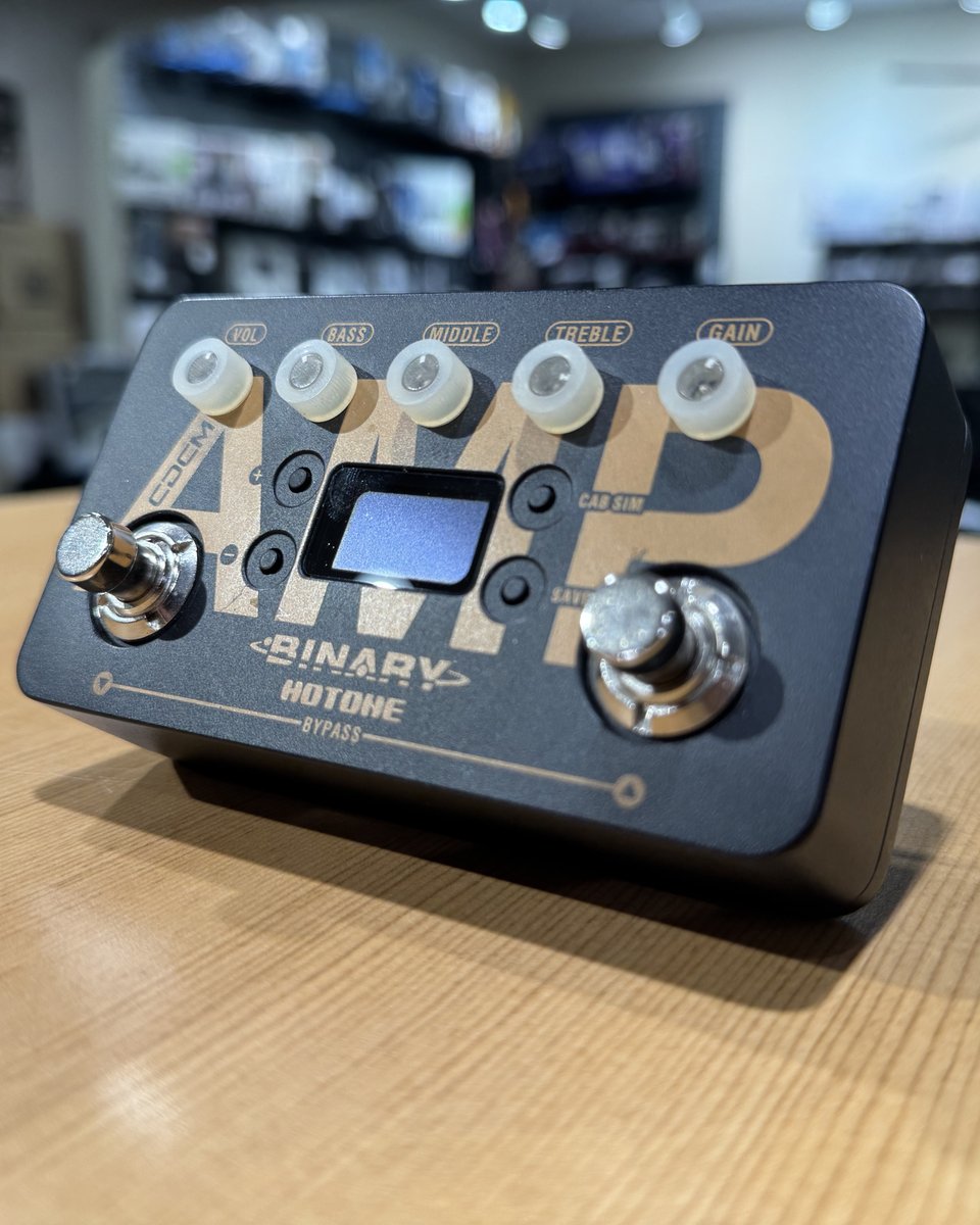 Let's end Tuesday with a Gear Hunter deal! 😍

Check out this used Hotone Binary Amp Simulator Pedal. 🔥

Regular price $299 - Grab this pedal for $129 with a free one-year warranty! 😱

Visit the link to grab this deal. 👉 bit.ly/3Ur6HN8