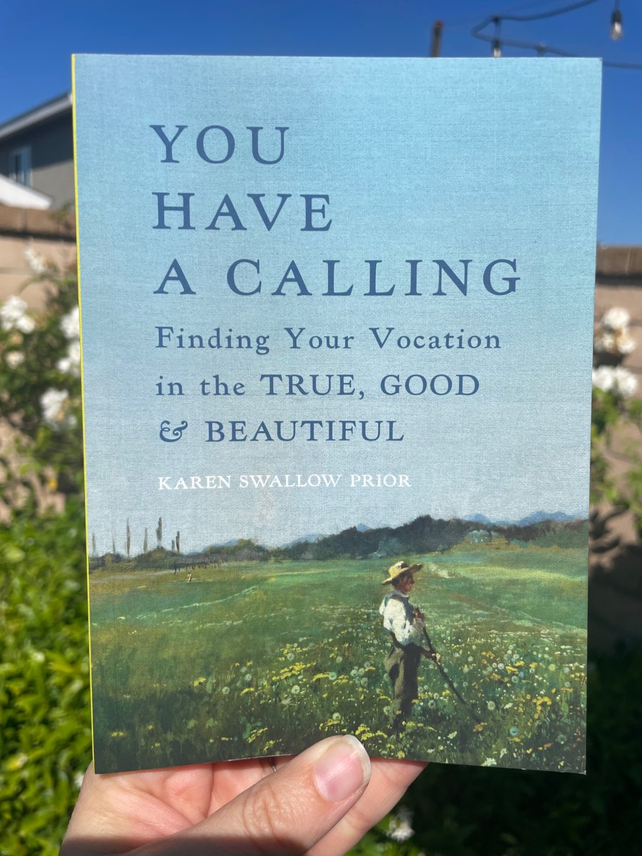 courtneyellis's tweet image. Really, really enjoyed this much-needed book on the different layers of calling and our ultimate call to pursue Jesus through seeking and contributing to what is good and beautiful and true.
@KSPrior is so wise and I can’t wait to chat with her on The Thing with Feathers soon!