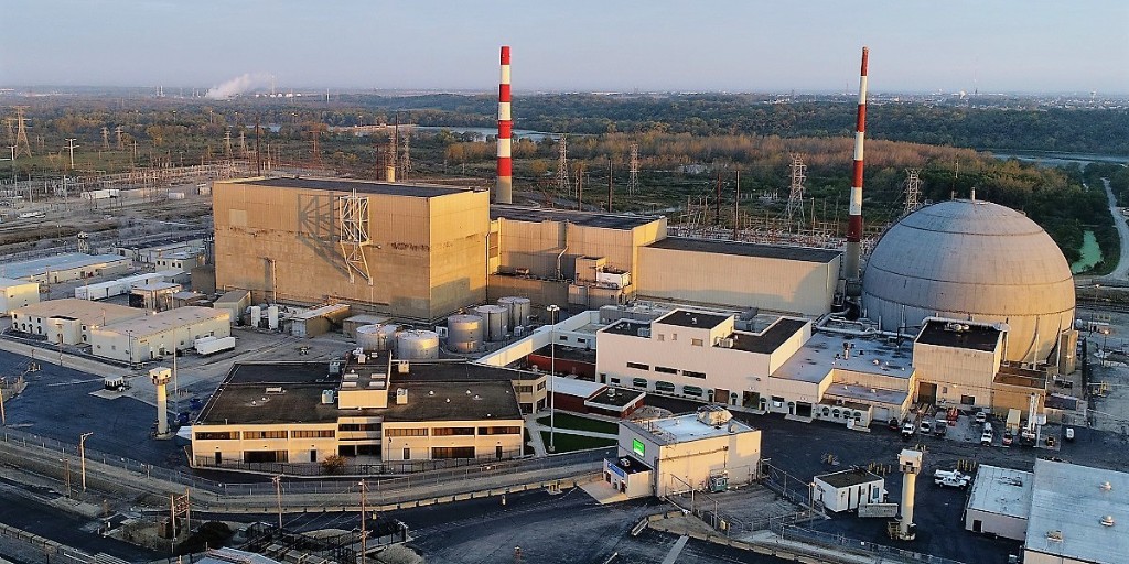 GovNuclear's tweet image. On this day in 1971, Dresden Unit 3 first connected to the grid.
Dresden was the nation’s first full-scale, privately financed nuclear power plant and generates enough reliable power for more than 2 million homes in Illinois.