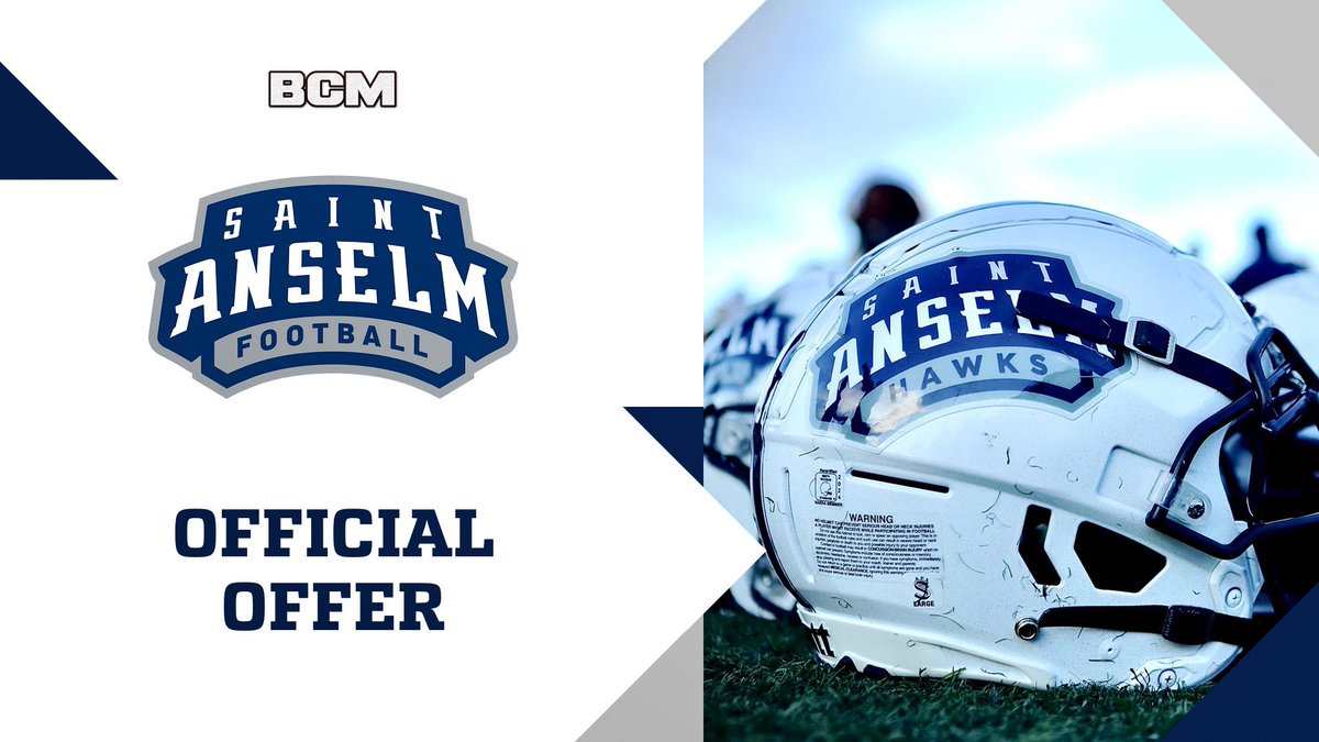 Jonathan Nua (@jbnua1) on Twitter photo Extremely grateful to receive an offer from <a href="/STAHawks/">Saint Anselm Hawks</a> !!! Thank you to <a href="/CoachJoeAdam/">𝐉𝐨𝐞 𝐀𝐝𝐚𝐦 𝐇𝐁𝐂</a> and <a href="/CoachPELLS/">Todd Pelletier</a>
<a href="/cchsballcoach/">Dave Dunn</a> <a href="/ColumbusFtball/">Columbus Explorers Football</a>
“Do you not know that in a race all the runners run, but only one gets the prize? Run in such a way as to get the prize.”
1 Corinthians 9:24 NIV Extremely grateful to receive an offer from <a href="/STAHawks/">Saint Anselm Hawks</a> !!! Thank you to <a href="/CoachJoeAdam/">𝐉𝐨𝐞 𝐀𝐝𝐚𝐦 𝐇𝐁𝐂</a> and <a href="/CoachPELLS/">Todd Pelletier</a>
<a href="/cchsballcoach/">Dave Dunn</a> <a href="/ColumbusFtball/">Columbus Explorers Football</a>
“Do you not know that in a race all the runners run, but only one gets the prize? Run in such a way as to get the prize.”
1 Corinthians 9:24 NIV