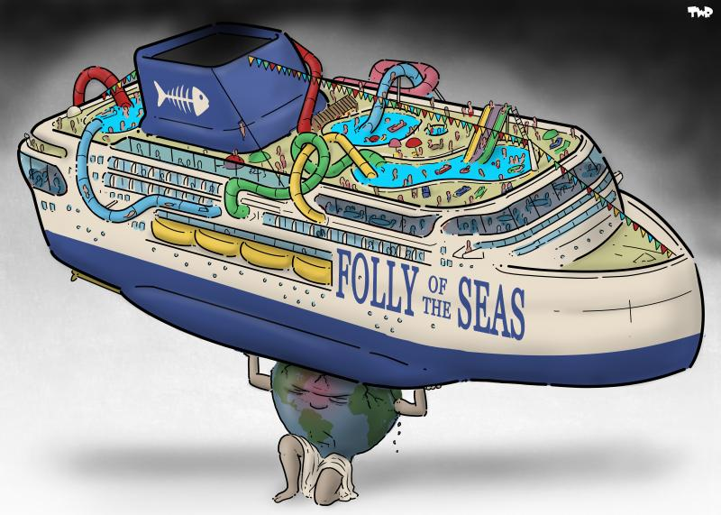 Impactos ambientales de los cruceros
buena viñeta!
