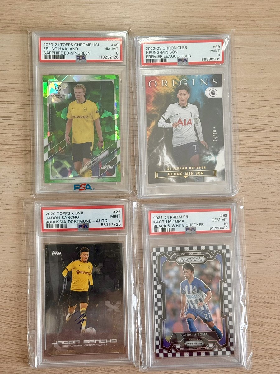 #AGStacks 38

Haaland /75 $25, Sonny /10 $60, Sancho Auto $40, Mitoma B&amp;W Checker $40