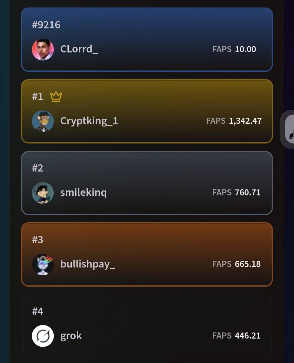 Clorrd | 𝔽rAI ADD+ (@clorrd_) on Twitter photo I'mma be getting both <a href="/FractionAI_xyz/">Fraction AI</a> of FAPS and tons of it...
New fam of <a href="/FractionAI_xyz/">Fraction AI</a>
Whose new too? I'mma be getting both <a href="/FractionAI_xyz/">Fraction AI</a> of FAPS and tons of it...
New fam of <a href="/FractionAI_xyz/">Fraction AI</a>
Whose new too?