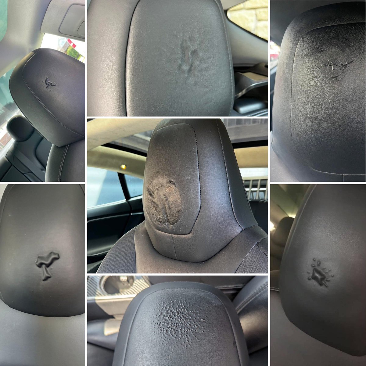 blueskykites's tweet image. Is this strictly a problem with Tesla headrests?