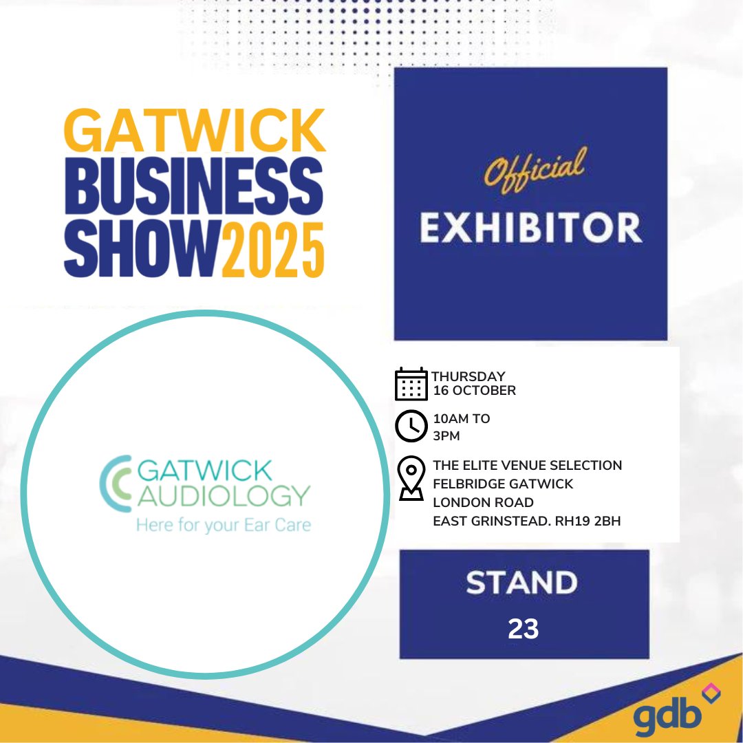 Michael Monk (@monkfranchising) on Twitter photo Join Gatwick Audiology <a href="/GatwickAudio/">Gatwick Audiology</a> at Gatwick Business Show in October. Book your stand or register for a free visitor pass at: tinyurl.com/mwpxr24z #Gatwick #Sussex #networking Join Gatwick Audiology <a href="/GatwickAudio/">Gatwick Audiology</a> at Gatwick Business Show in October. Book your stand or register for a free visitor pass at: tinyurl.com/mwpxr24z #Gatwick #Sussex #networking