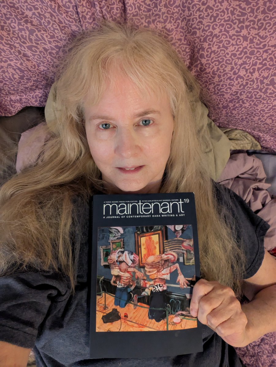 Happy to receive my contributor's copy of Maintenant 19. #dada #poetry #artist <a href="/threeroomspress/">Three Rooms Press: Diversity, Dada, Punk, Passion</a>