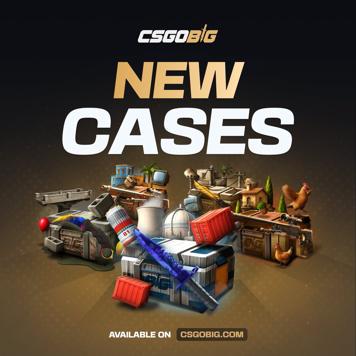 New cases have been added!

We're giving away 5 Overpass Cases (250c)

Retweet and Like to enter! 🍀