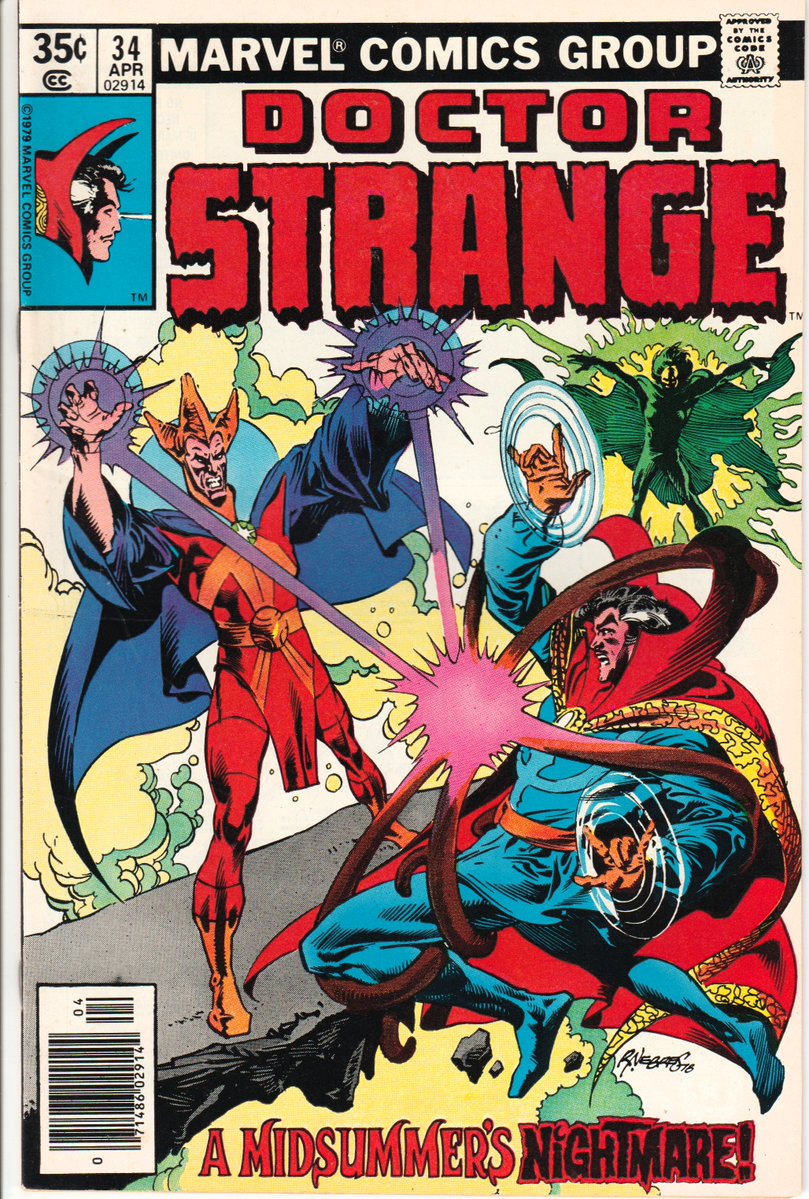 odhurt's tweet image. Doctor Strange cover by Rudy Nebres.