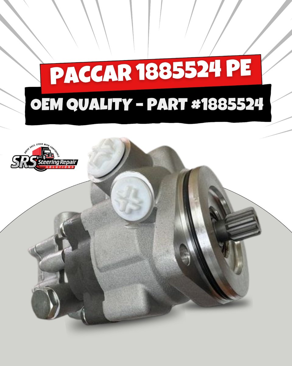 steeringrepair's tweet photo. Introducing the PACCAR 1885524 MX13 Engine Pump Steering (ZF8694955108) – built for reliability and performance on the road.

✅ Perfect fit for PACCAR MX13 engines
✅ OEM quality – part #1885524
✅ Durable, efficient, and ready to install
----
🛍️ https://t.co/2l7VBkemTZ https://t.co/NrF0gSWxcL
