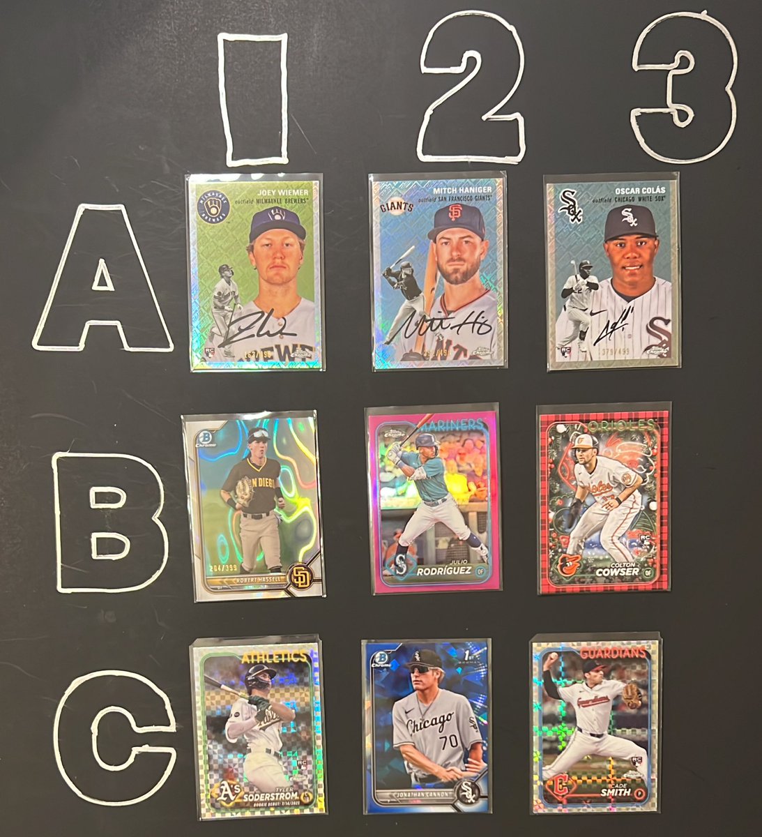 phillycardboard's tweet image. $2 each
Wiemer RC /499
Haniger /499
Colas RC /499
Hassell /399
Stack till July 25th - check out anytime.
