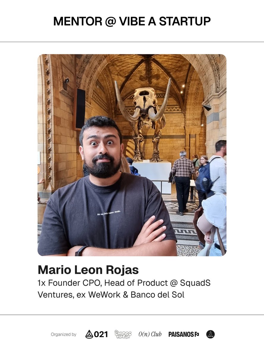 vibeastartup's tweet image. MENTOR @MALEONRO
Ever met someone who founded a startup and got funded, worked at a traditional bank, and surfed the WeWork hype era?
Well… this is him the ultimate jack of all trades, with stories (and scars) from every side of the table.
