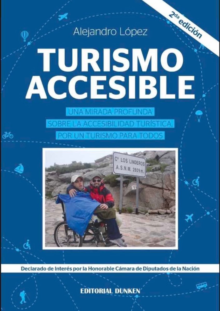 Ya puedes comprar el libro #TurismoAccesible del Lic. Alejandro López, <a href="/alelopez74/">🇦🇷 Alejandro López</a> presidente de nuestra fundación en Mercado Libre 👉  mercadolibre.com.ar/libro-turismo-…