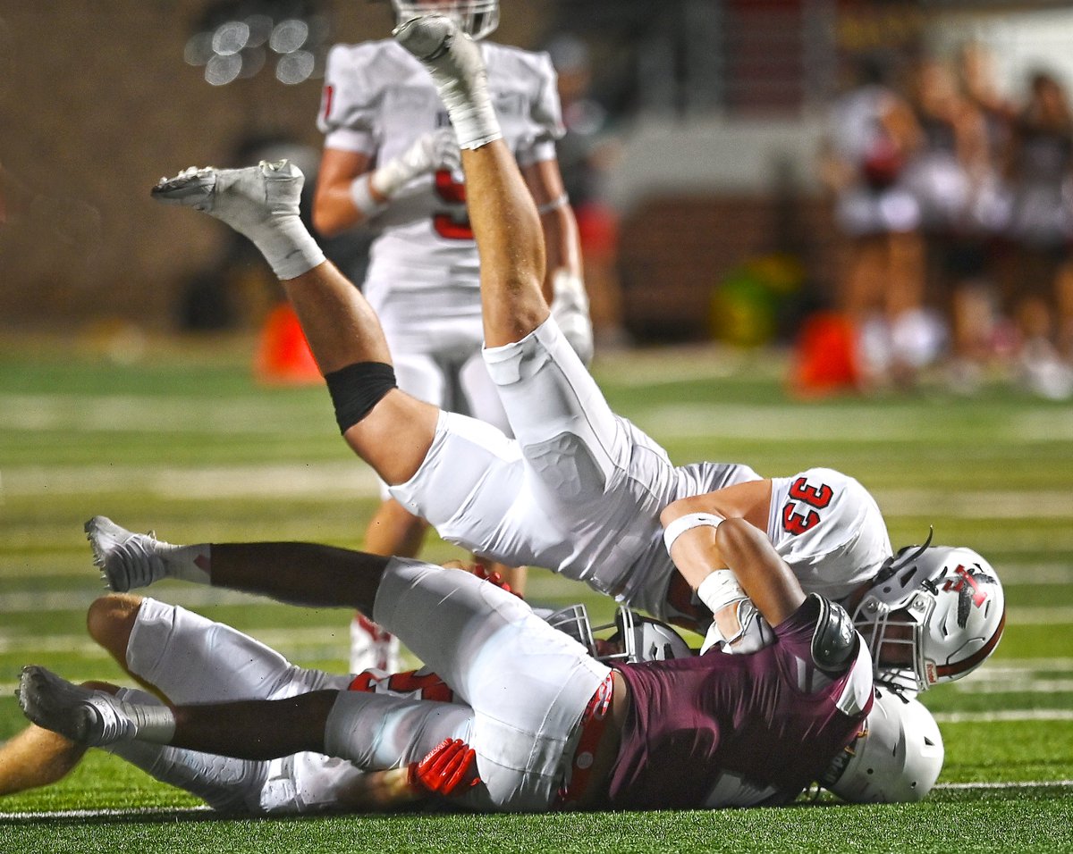 Our preseason series ranking the Denton area's top high school football players by position continues today with the linebackers.

An Air Force commit leads the group alongside some longtime local standouts and a few emerging game-changers.

List: dentonrc.com/sports/high_sc…
