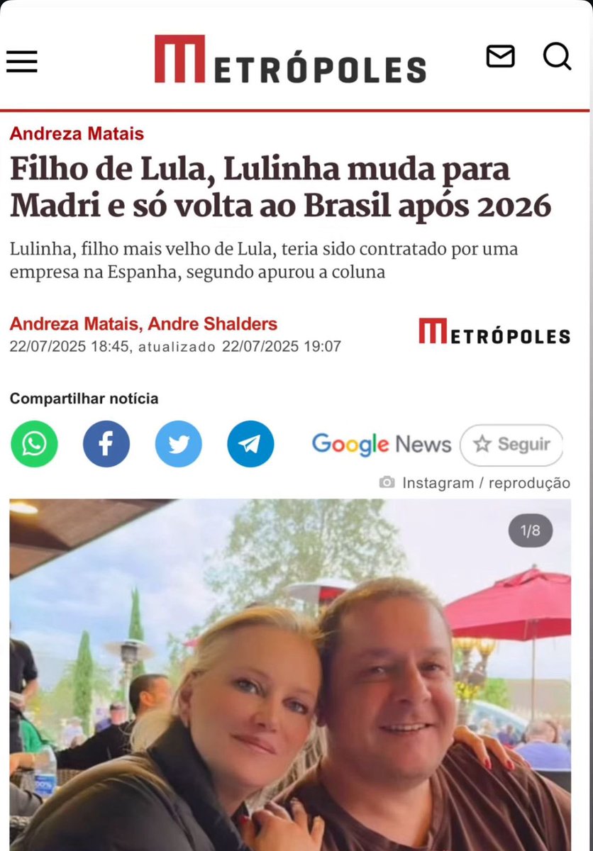 nikolas_dm's tweet image. Nem o filho do Lula quer viver no país que o pai dele governa. Será porque?