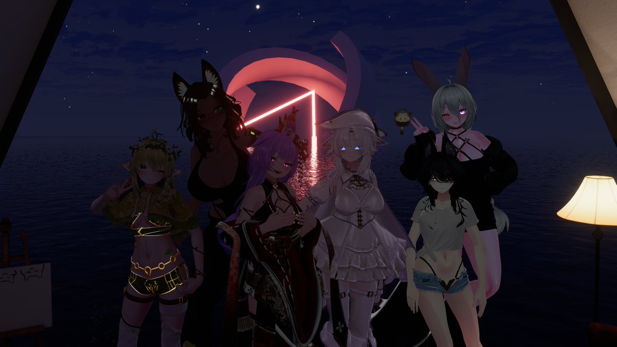 Byuyu_'s tweet image. We explored some interesting worlds last weekend. Co-op toilets and the Painted World.
#VRChat