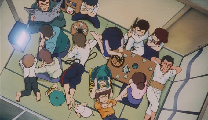 TheOtaking's tweet image. Urusei Yatsura 2: Beautiful Dreamer - Mamoru Oshii - Studio Pierrot - 1984