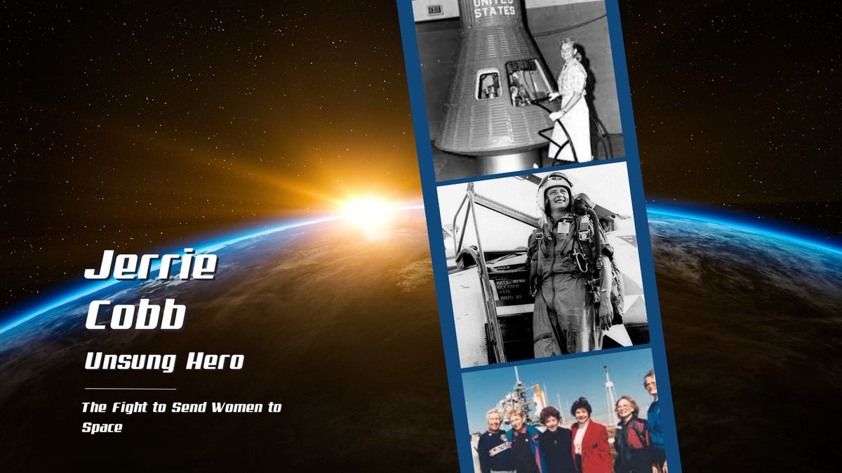 🚀 In July 1962, Jerrie Cobb fought for women to join America’s space program. She never made it to space, but her courage opened doors for women in STEM. 🌟

Who inspires you to aim higher?
Learn more: bit.ly/Jerrie_Cobb_Pr…
#UnsungHeroes #JerrieCobb #WomenInSTEM
