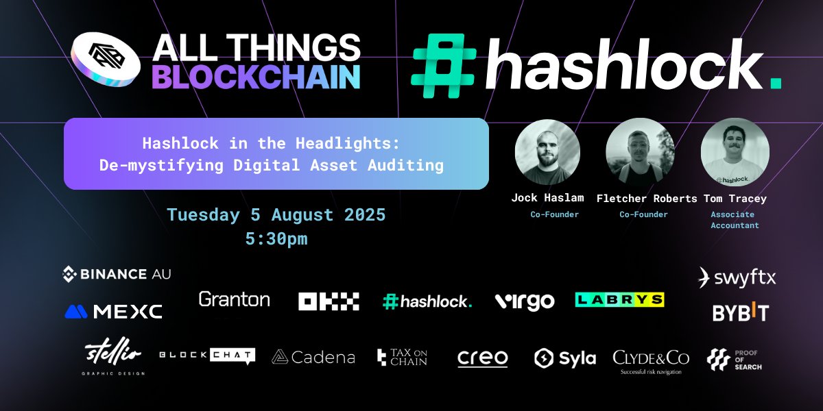 allthingsblock's tweet image. ๐จ EVENT ANNOUNCEMENT ๐จ
Join us Tuesday 5 August for @Hashlock_ in the Headlights: an IRL + online deep dive into the wild world of digital asset auditing.
๐งต Details below ๐