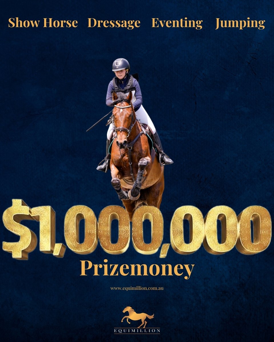 Don’t miss your chance to be part of Equimillion 2025!
Nominate now for your shot at a share in over $1 million in prizemoney 🐎
Hit the link to enter: equimillion.com.au