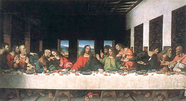 s_decatur's tweet image. On August 15, 1943, the Allies bombed Milan and left the church of the Santa Maria delle Grazie almost completely destroyed. Remarkably, Leonardo Da Vinci’s ‘The Last Supper’ survived the attack undamaged.