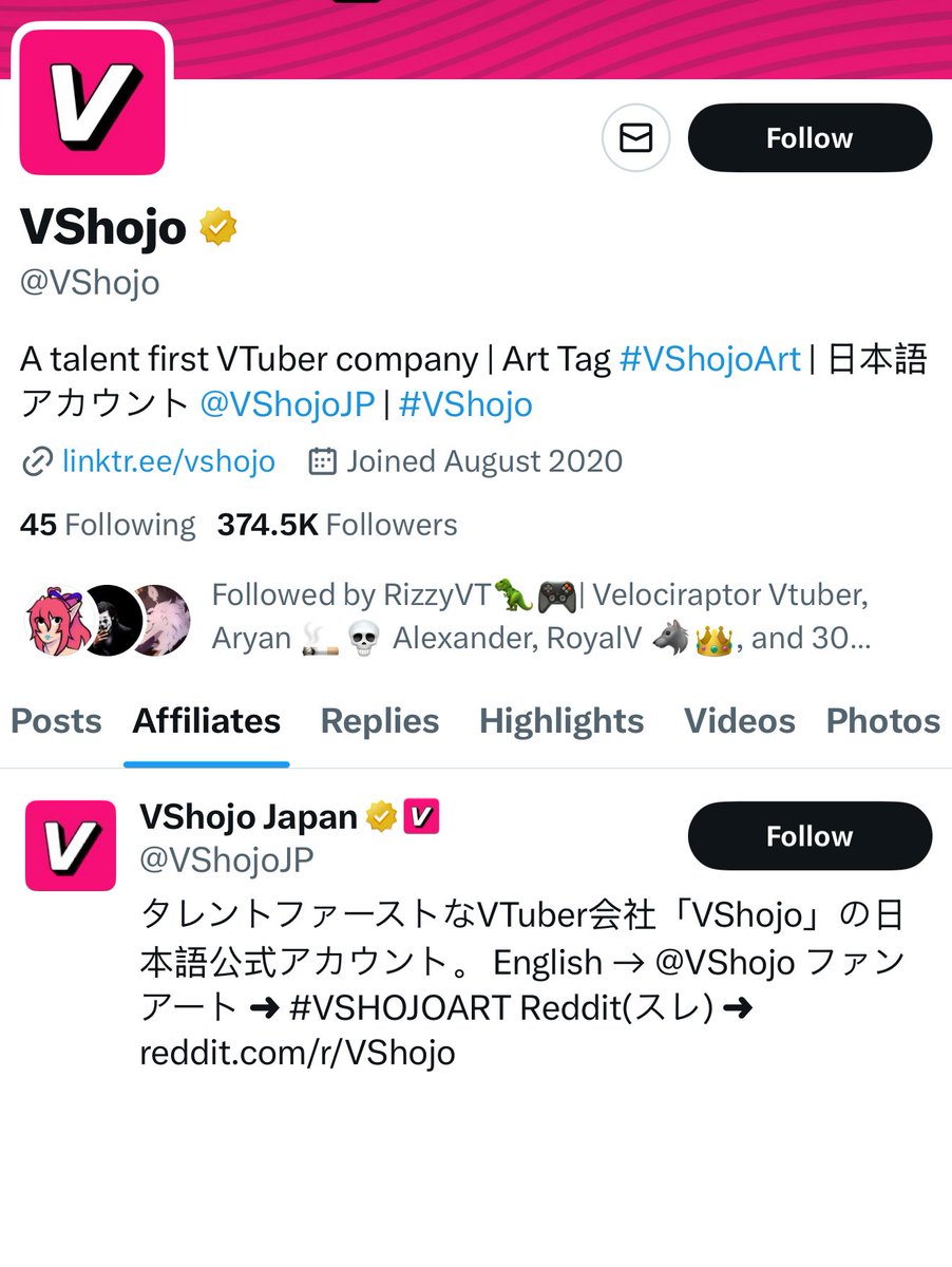 LunaMeiVT's tweet image. Well…VShojo are cooked…no more affiliates for them🤭