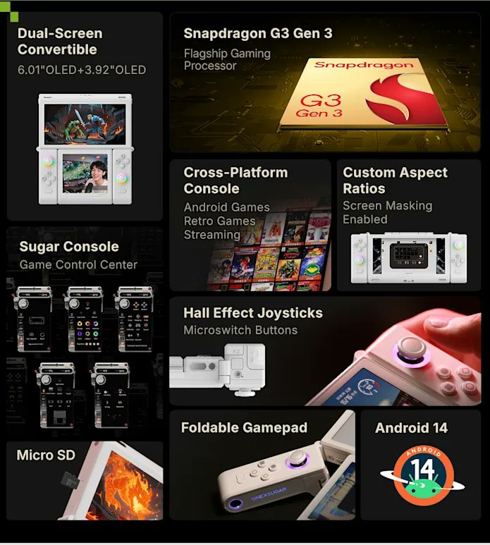 yoshivesmovie's tweet image. 今スペックを見てるんですけど、Snapdragon G3x Gen 3を搭載、メモリ16GB、ストレージ512GB、microSDカードにも対応ってあまりにもモリモリ過ぎるな