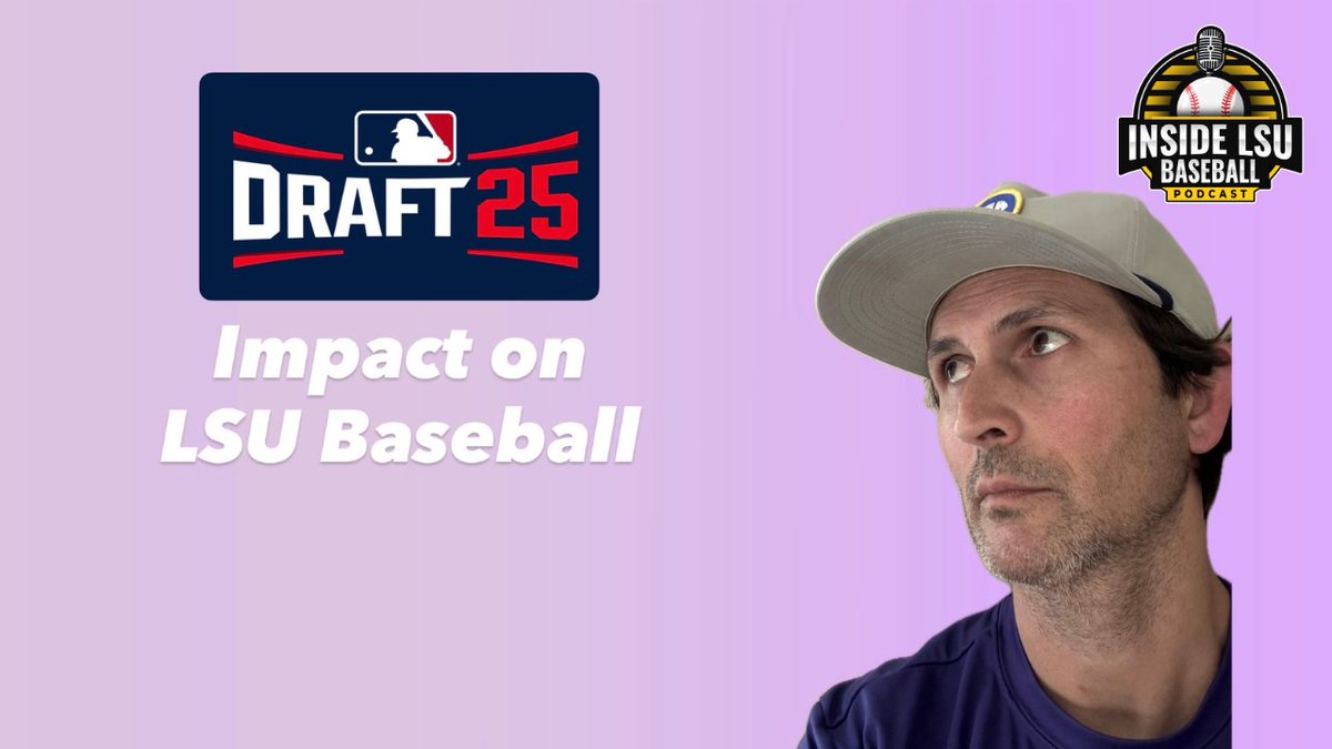Insidelsubsbl's tweet image. New Epiosode is live!
'25 MLB Draft Impact + Early Look at LSU's 2026 Roster
#LSUbaseball #MLBDraft
📽️ Watch here
youtu.be/gRUDjlBVzIc?si…
