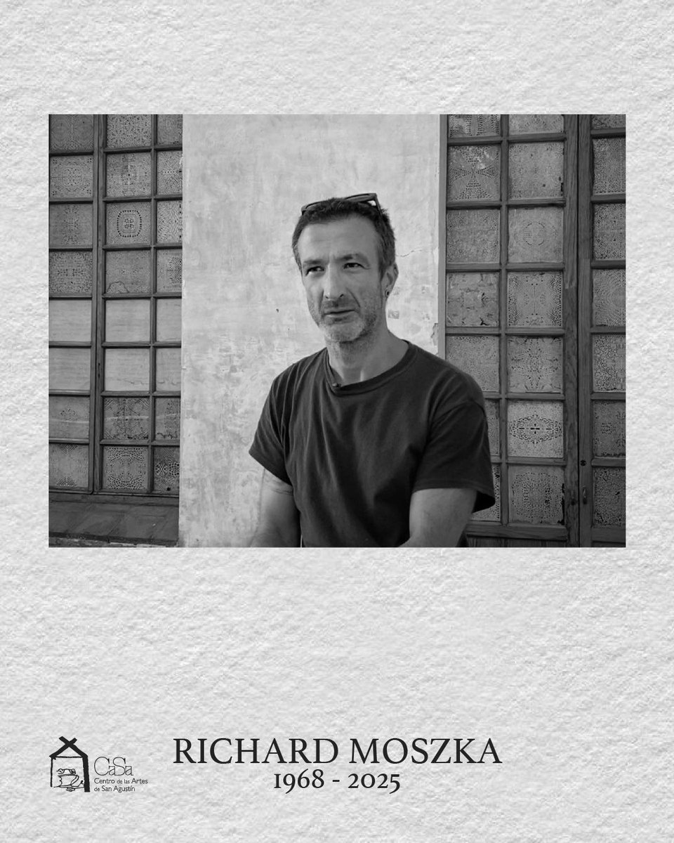 El CaSa lamenta profundamente el fallecimiento de Richard Moszka.

Moszka (Montreal, 1968–Ciudad de México, 2025) fue un artista, traductor y docente comprometido con la dimensión política del arte.

Fotografía por Regina Mejía, 2022.