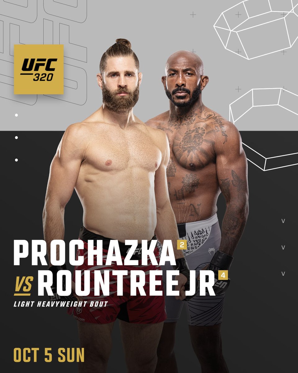UFC_AUSNZ's tweet image. Some badass bouts just dropped for #UFC320!
Magomed Ankalaev vs Alex Pereira 2 🏆
Merab Dvalishvili vs Cory Sandhagen 🏆
Jiri Prochazka vs Khalil Rountree