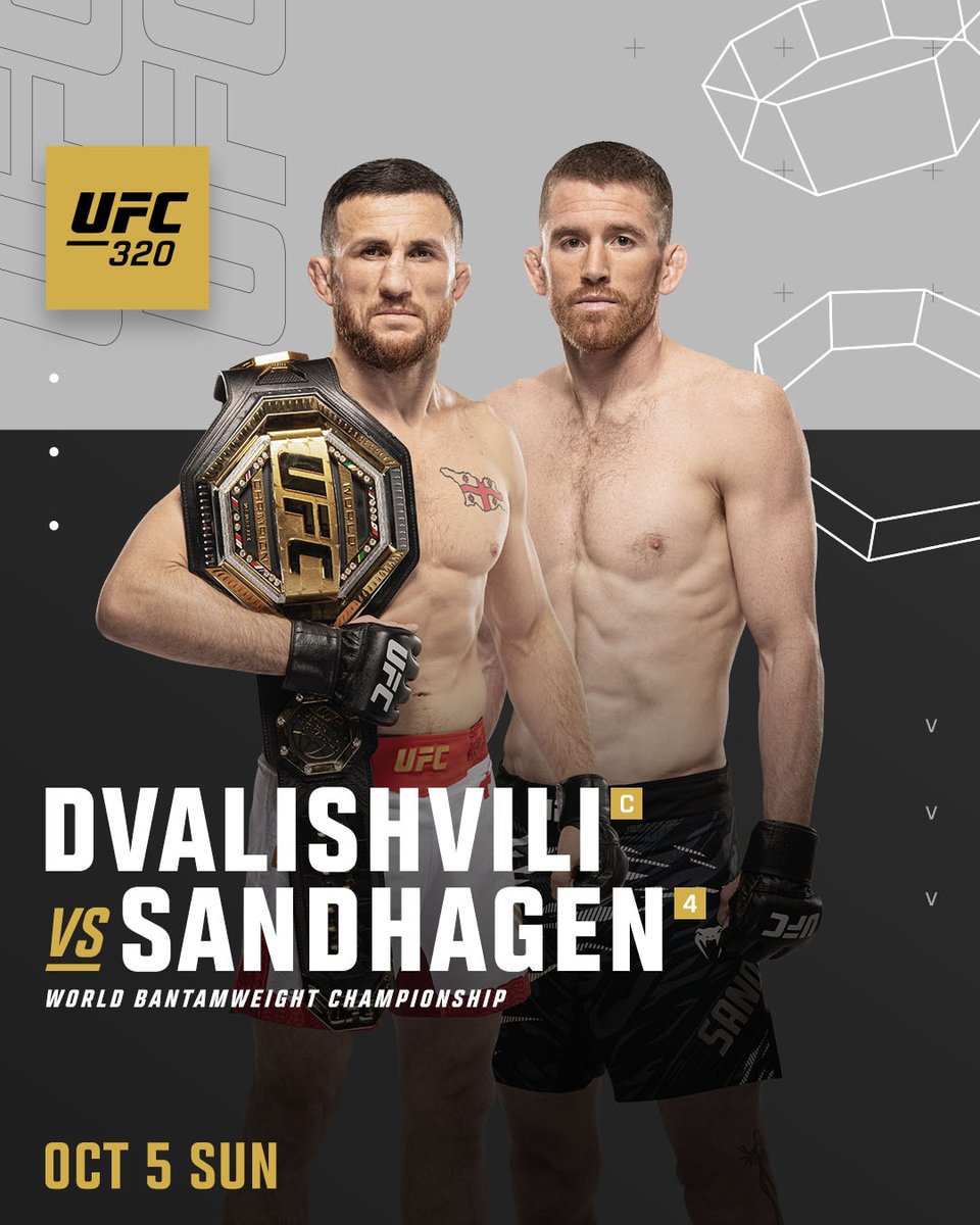 UFC_AUSNZ's tweet image. Some badass bouts just dropped for #UFC320!
Magomed Ankalaev vs Alex Pereira 2 🏆
Merab Dvalishvili vs Cory Sandhagen 🏆
Jiri Prochazka vs Khalil Rountree