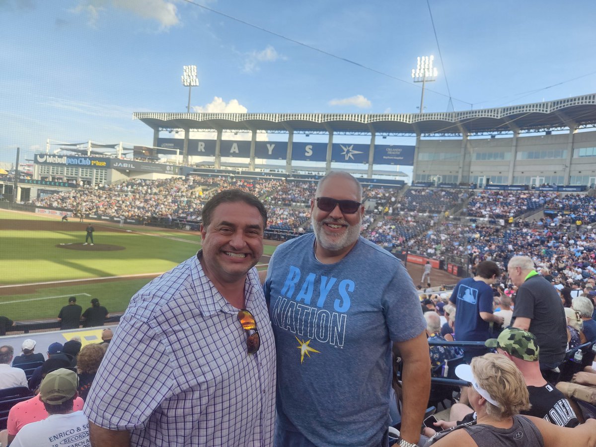 Vince Ferrara (@vincesports) on Twitter photo First <a href="/RaysBaseball/">Tampa Bay Rays</a> game I've attended in Tampa!
Here tonight with <a href="/JoeJandura/">Joe Jandura</a> as they host <a href="/whitesox/">Chicago White Sox</a>
Cool smaller ballpark but nice to have major league baseball in Tampa. ⚾🔥 First <a href="/RaysBaseball/">Tampa Bay Rays</a> game I've attended in Tampa!
Here tonight with <a href="/JoeJandura/">Joe Jandura</a> as they host <a href="/whitesox/">Chicago White Sox</a>
Cool smaller ballpark but nice to have major league baseball in Tampa. ⚾🔥