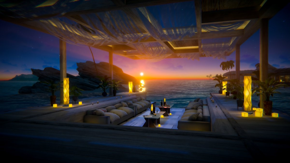 jellekayen's tweet image. モルディブ・コテージのナイトバージョン!
The night version of the Maldives Cottage!
World: Maldives Cottage - Night
Author: guntamix @guntamix
vrchat.com/home/world/wrl…
#VRChat #VRChatPhotography #VRChat_world紹介