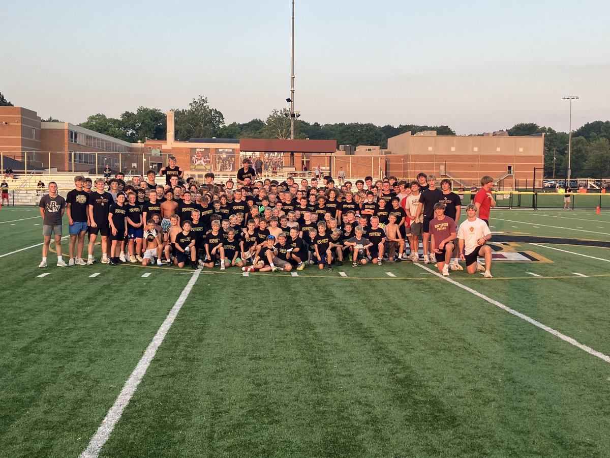 Another great youth camp - 150+ future Eagles! #BELIEVE