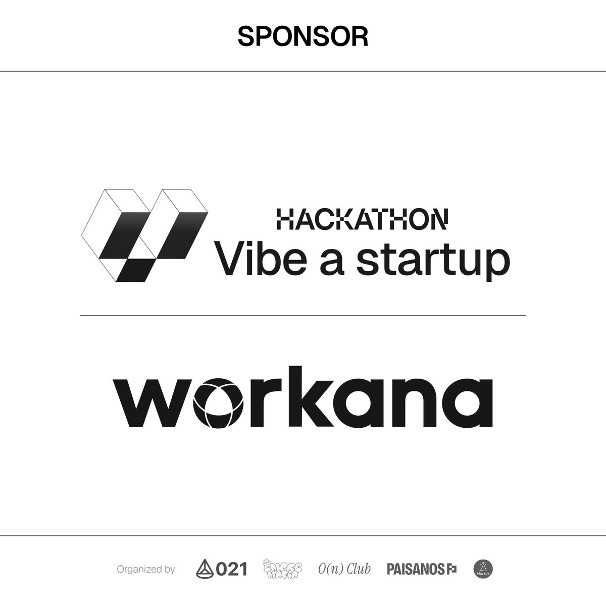 vibeastartup's tweet image. SPONSOR @workana
A hackathon with this much talent? Of course it makes sense. From sharp freelancers to fully formed teams this is where builders gather to make things happen.