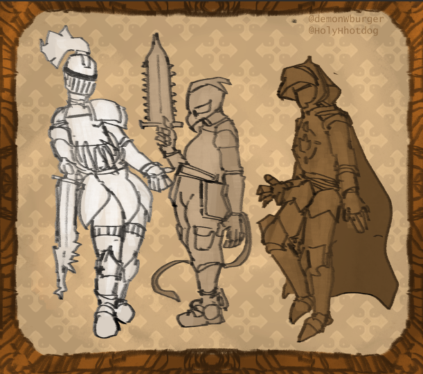DemonWburger's tweet photo. Some knights #art #dreamknight https://t.co/GCpJVhhKLR