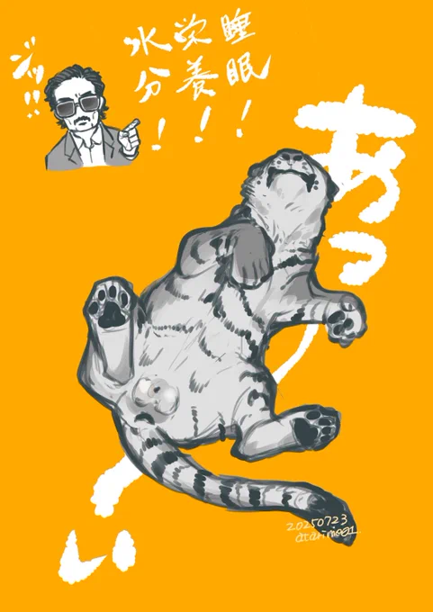 毎日暑すぎるよ