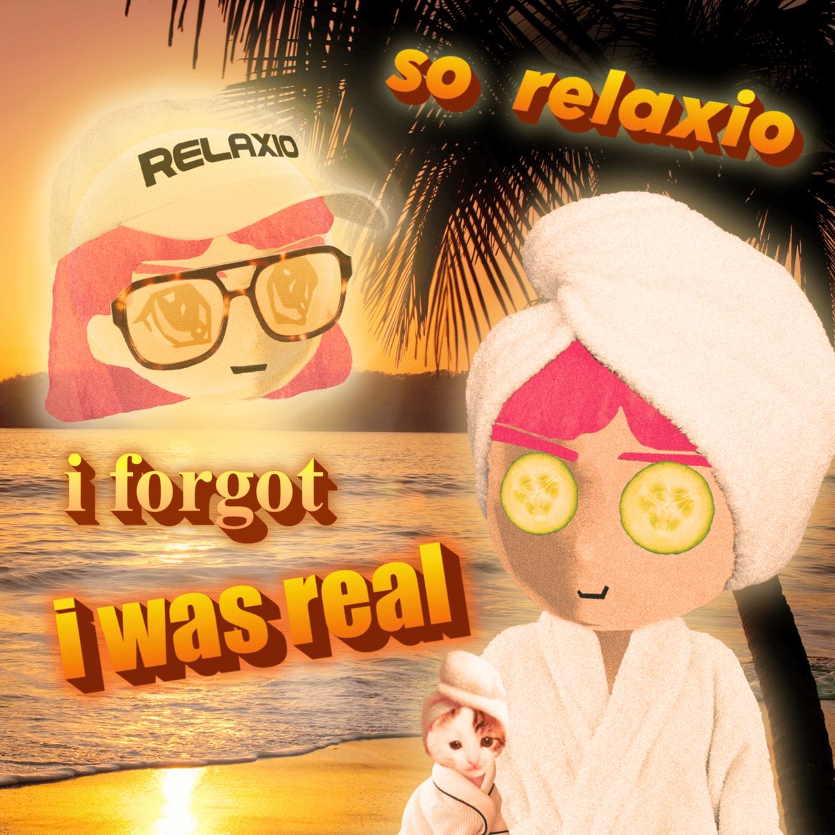 relaxio_solana's tweet image. First you're losing track of the days... Next thing you know, you're digitally ascending 💭🥒