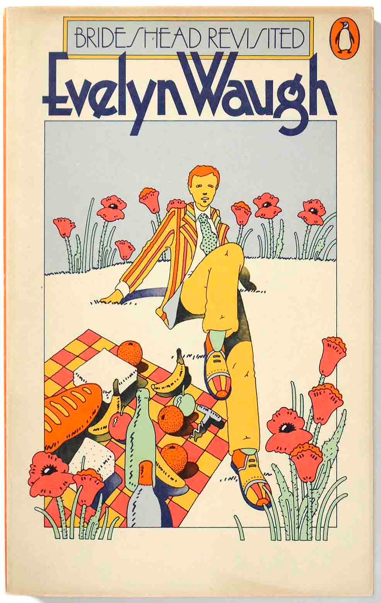 DurhamWASP's tweet image. The art of Penguin book covers
Retro Deco for Evelyn Waugh – cover design and illustration by Peter Bentley of Bentley/Farrell/Burnett penguinseriesdesign.com/2023/06/19/ret…