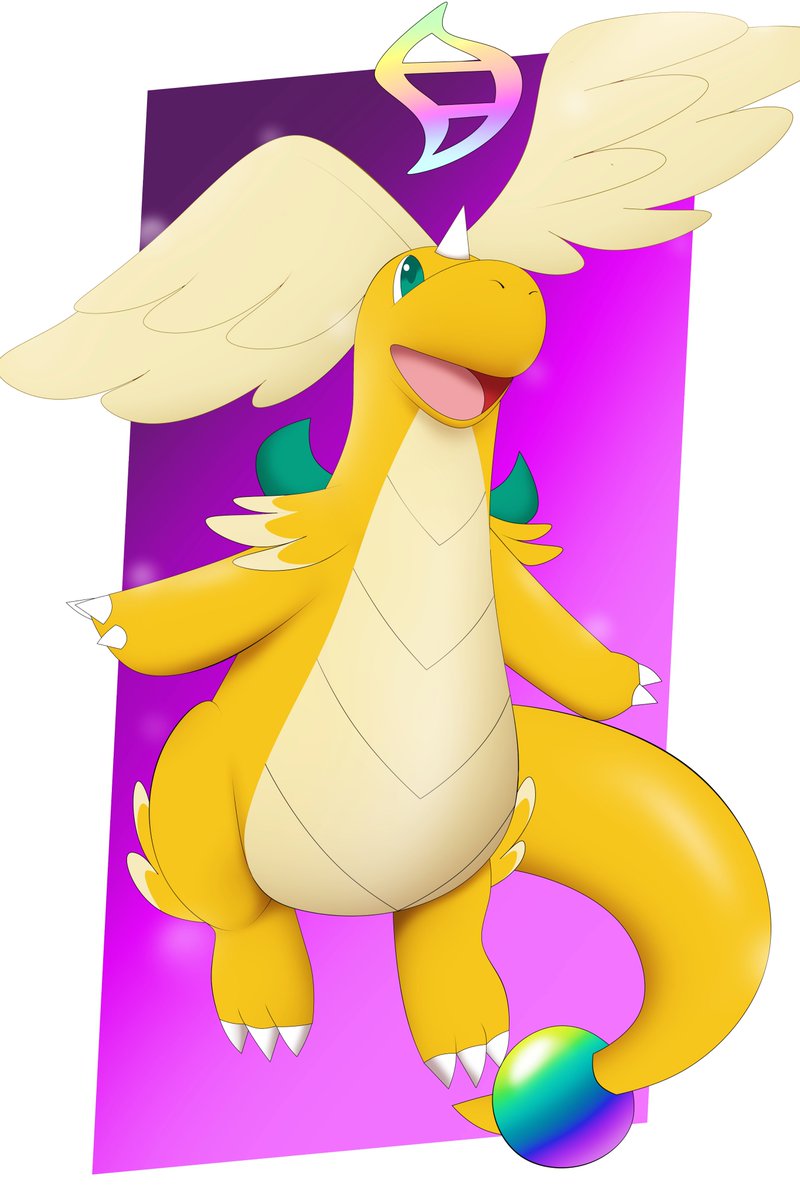 ana_hyper's tweet image. Mega Dragonite, it so cute!!!