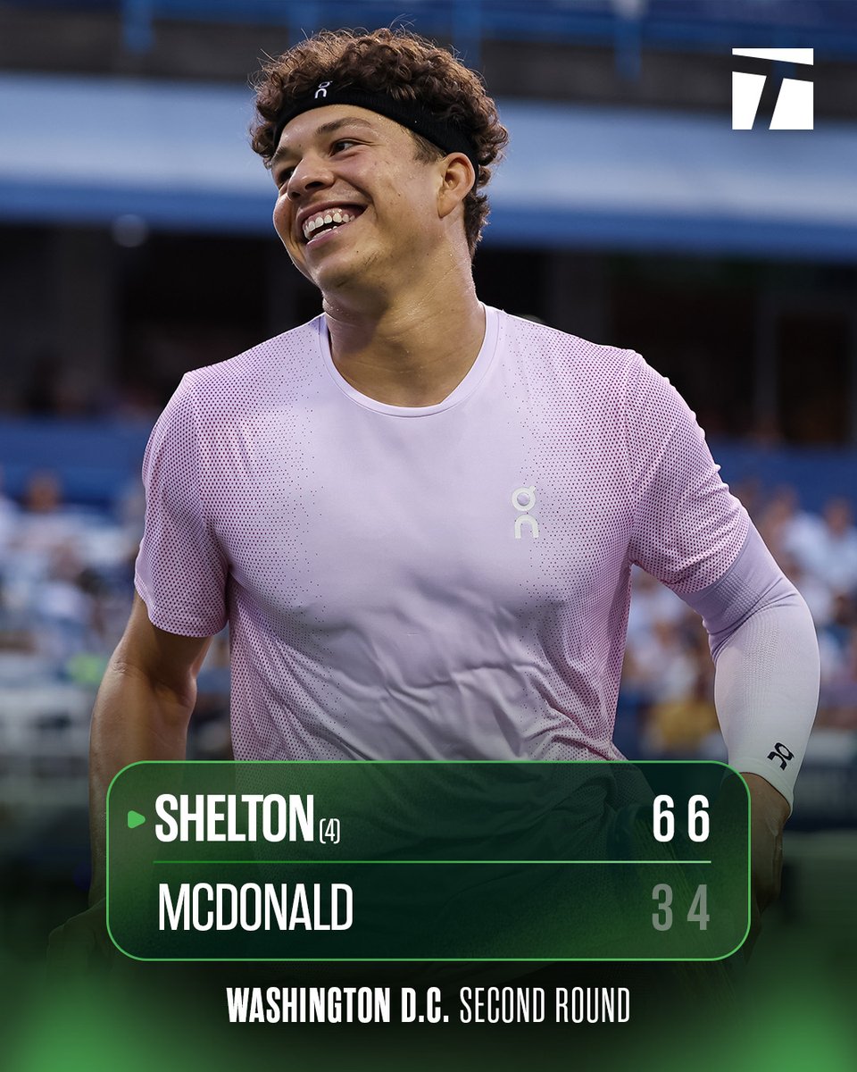 TennisChannel's tweet image. Textbook from @BenShelton ๐
He rips 23 winners en route to the 3rd round!
#MubadalaDCCitiOpen