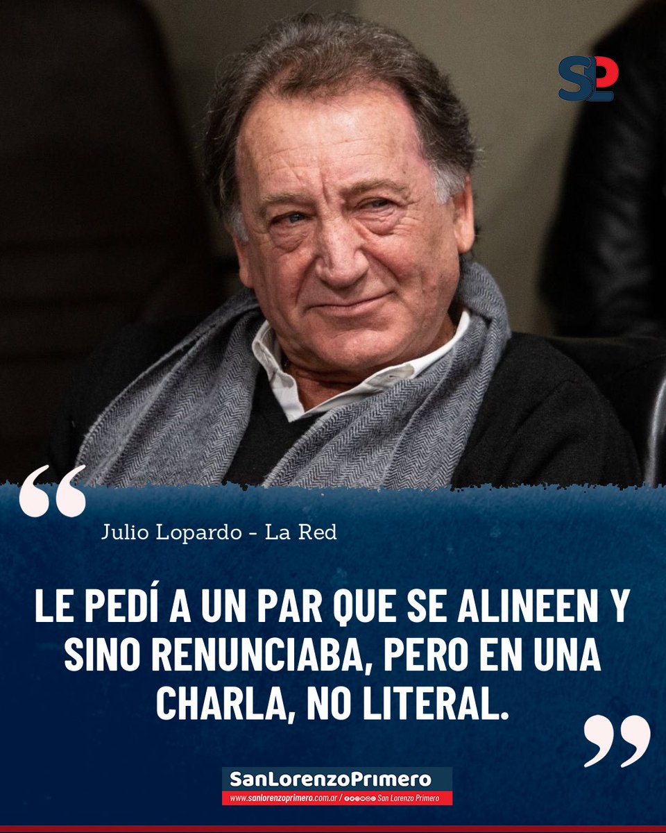 SanLorePrimero's tweet image. 🔵🔴🗣️ Julio Lopardo habló de la situación del club y dejó en claro que Gastón Hernández solo sale por la cláusula.