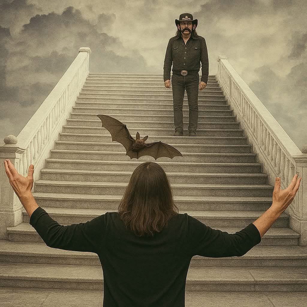 We all thought this when we heard the news. Two absolute legends. #KNAC #OzzyOsbourne #RIPOzzyOsbourne #Lemmy