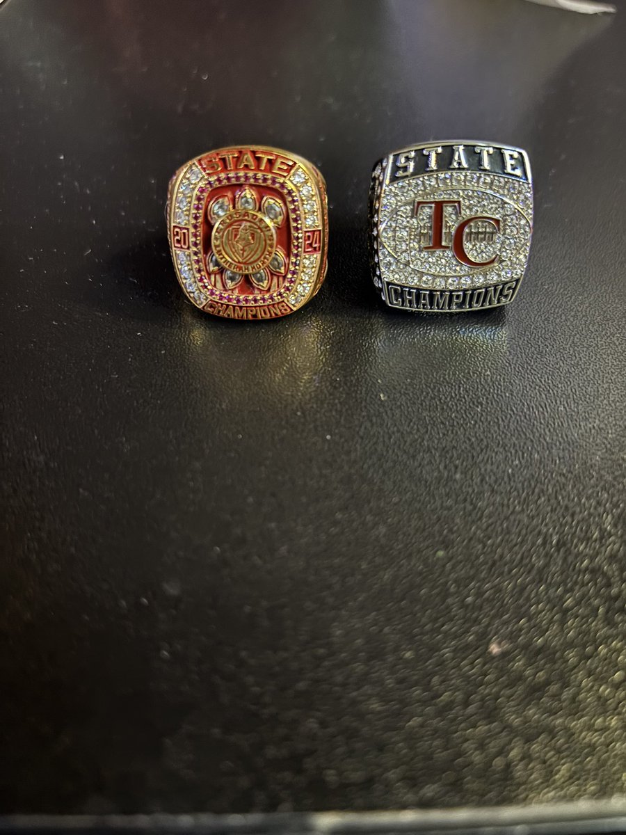 Dbuck06's tweet image. Winners Win!! Ring day for the #1 team in Missouri!! Congrats champs! Once a champ always a champ!