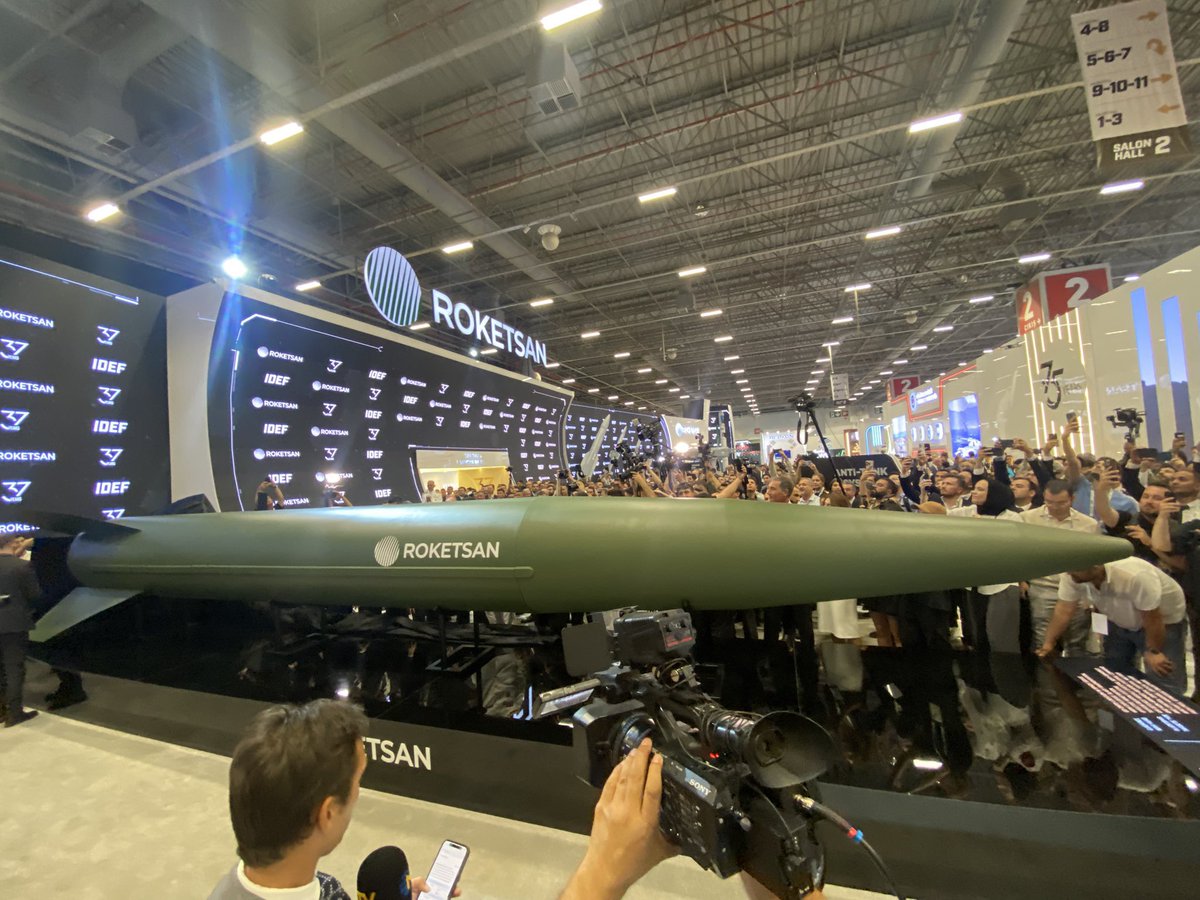 Defence_Index's tweet image. 🇹🇷 Turkiye’s new TAYFUN Block-4 hypersonic missile may have the range to reach Israel — in just minutes.
– Estimated speed: Mach 8–10
– Extended range from earlier models
– Designed to evade modern air defenses
A major leap in regional missile capabilities.