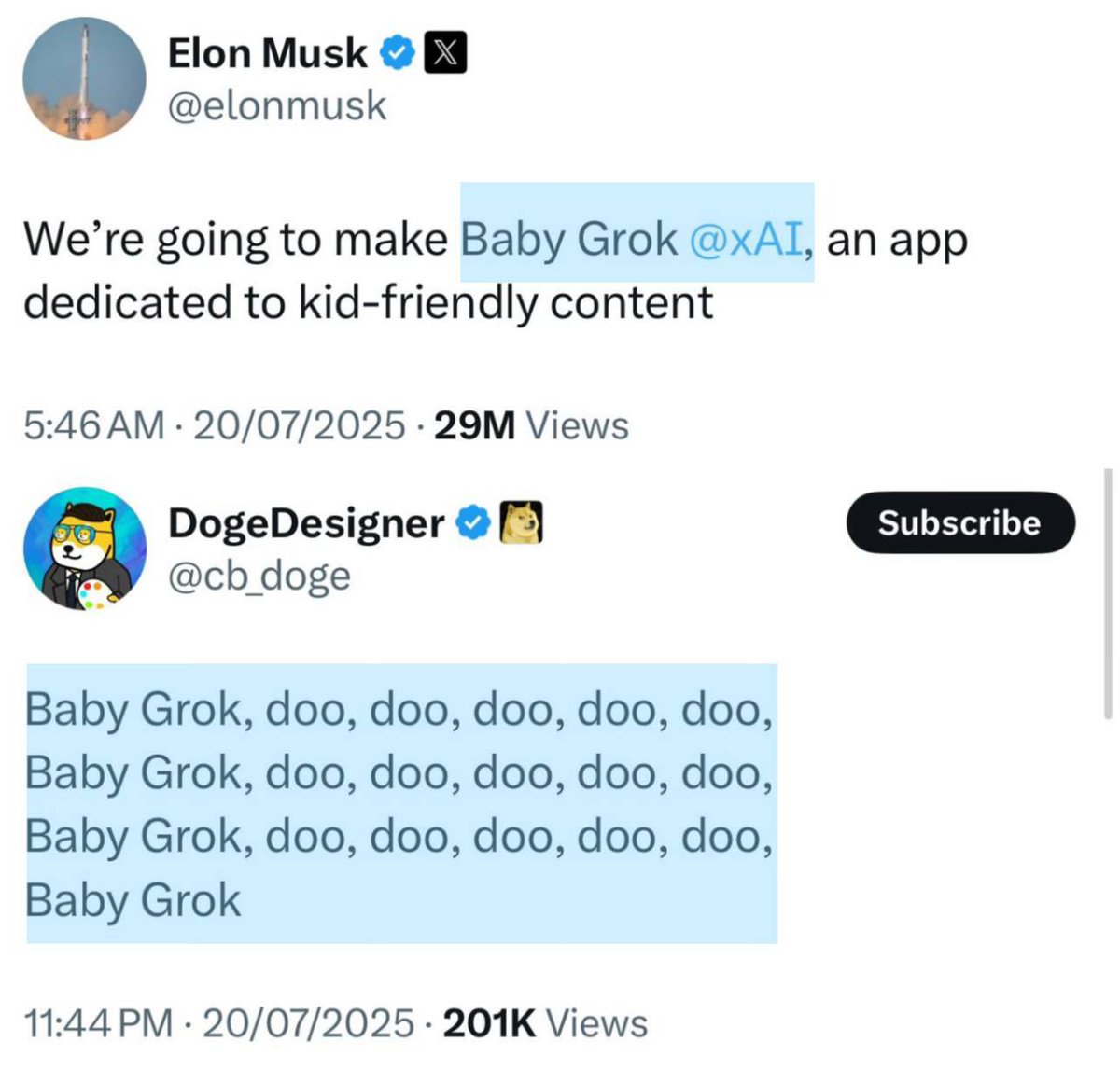 “Baby” tokens have always been a strong BSC narrative.

BNB is trying out the new ATH, while #Babygrok continues to build. 

#Bsc $Bnb