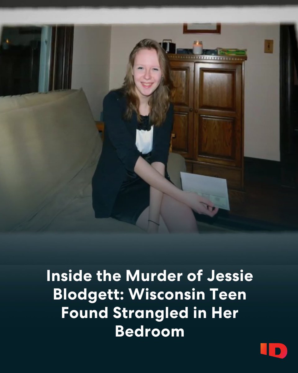 DiscoveryID's tweet image. The murder of 19-year-old Jessie Blodgett stunned the quiet town of Hartford, Wisconsin. A promising college student and musician, Jessie was found strangled in her bedroom, with no signs of forced entry. The investigation took a turn when police linked her death to a separate…