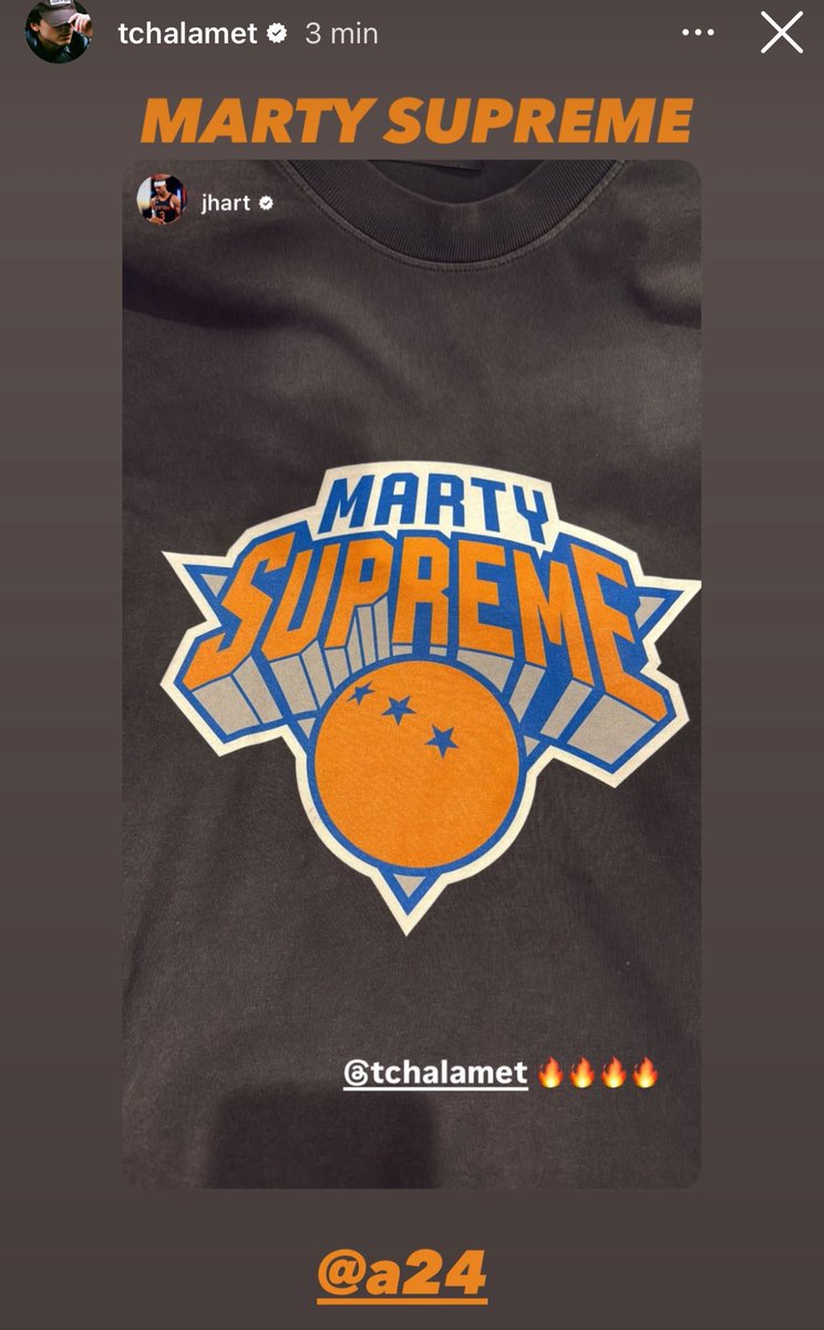Musetta_May's tweet image. Timothée Chalamet via his instagram stories in his Marty Supreme promo era 🏓