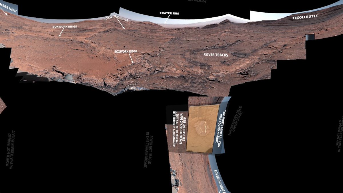 SpaceNewsFL's tweet image. NASA’s Curiosity Rover Explores “Spiderwebs” on Mars (360)
Drag your mouse or move your phone to explore this 360-degree panorama provided by NASA’s Curiosity Mars rover.
youtu.be/H5z32E7uaKM?si… #mars #nasa #curiosityrover
