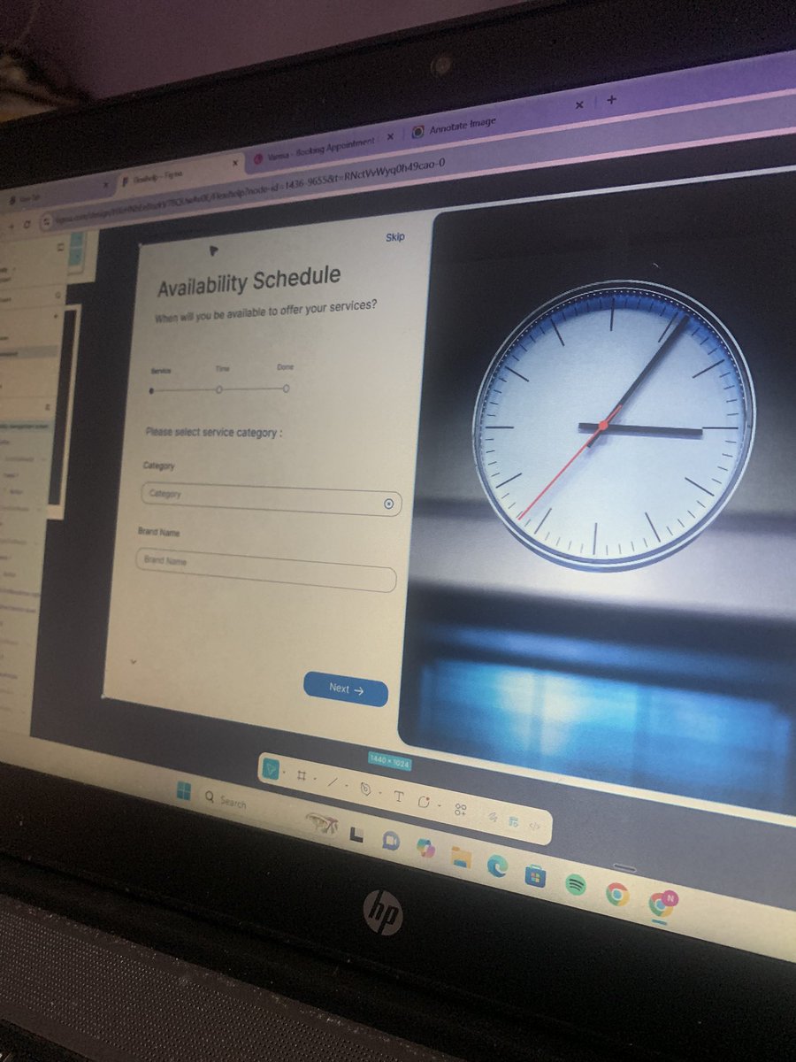 It’s day 16 and today I designed an availability schedule screen. The screen where you let your clients know when you’ll be available. Still in progress though.<a href="/365consistency1/">DayOneClub</a>